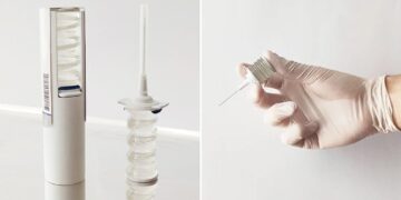 helix, an alternative to the traditional syringe