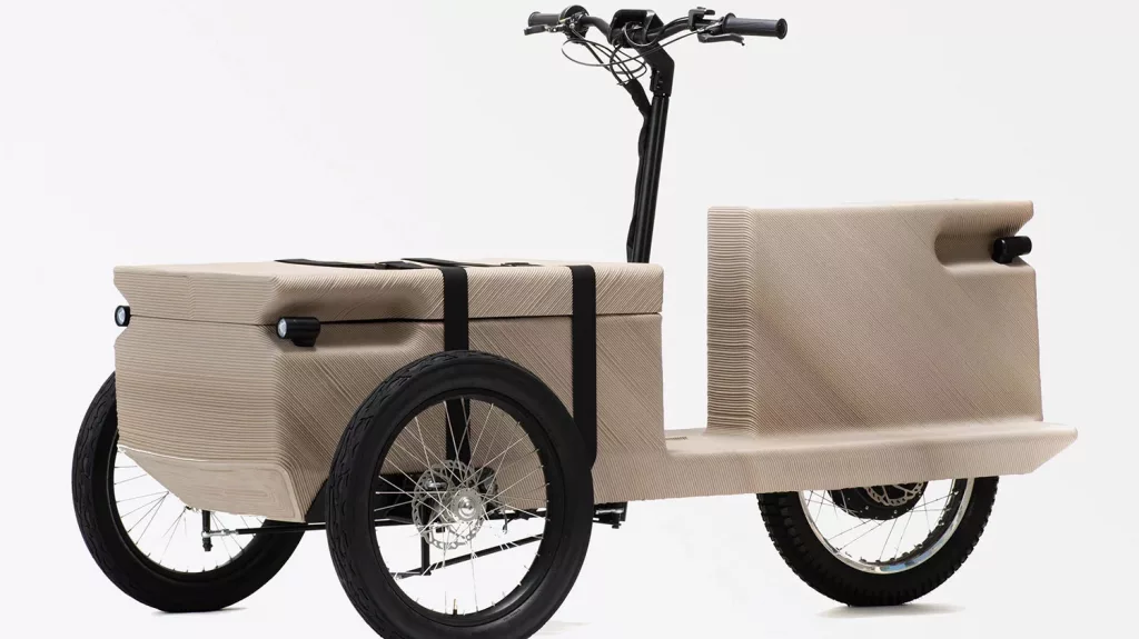 ZUV, 3D-gedrucktes Dreirad aus recyceltem Kunststoff