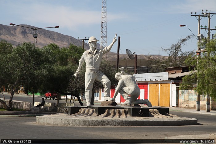 Esculptura en Diego de Almagro - Region de Atacama; Chile 