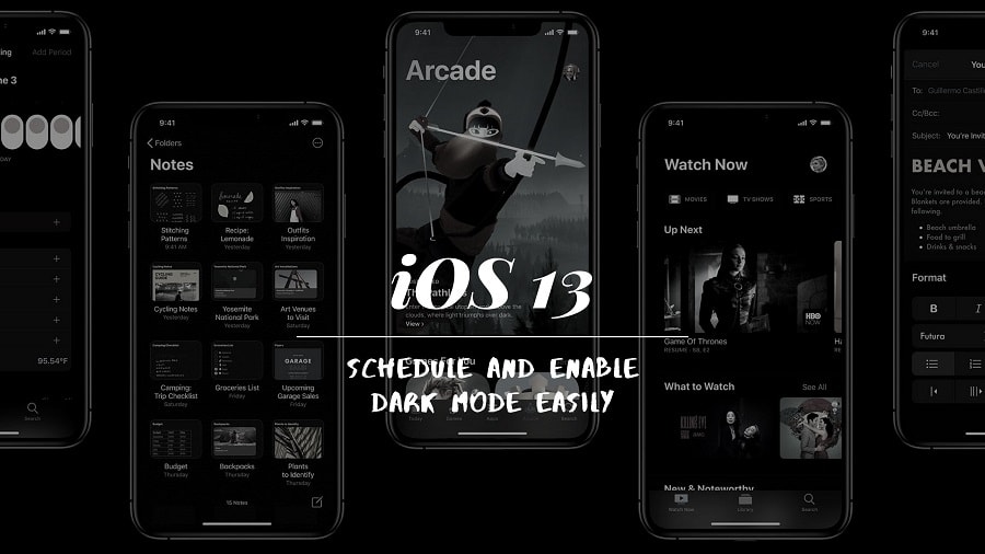 How To Schedule, Enable Dark Mode In iOS 13 Easily