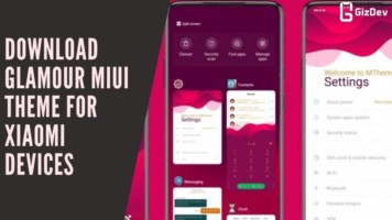 Download Glamour MIUI Theme For Xiaomi Devices