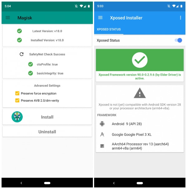 Xposed Framework on Android 9.0 Pie
