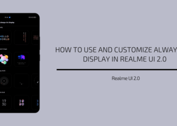 Use And Customize Always-On Display in Realme UI