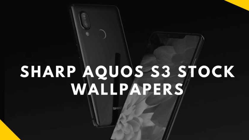 Sharp AQOUS S3 Stock Wallpapers