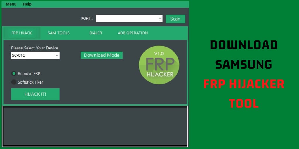 Samsung FRP Hijacker Tool