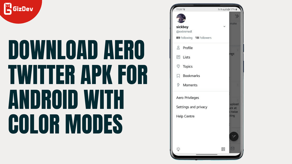 Download Aero Twitter APK For Android With Color Modes