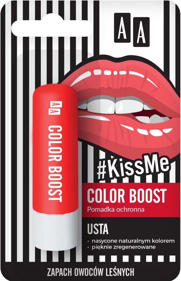 aa cosmetics lip color boost kiss me