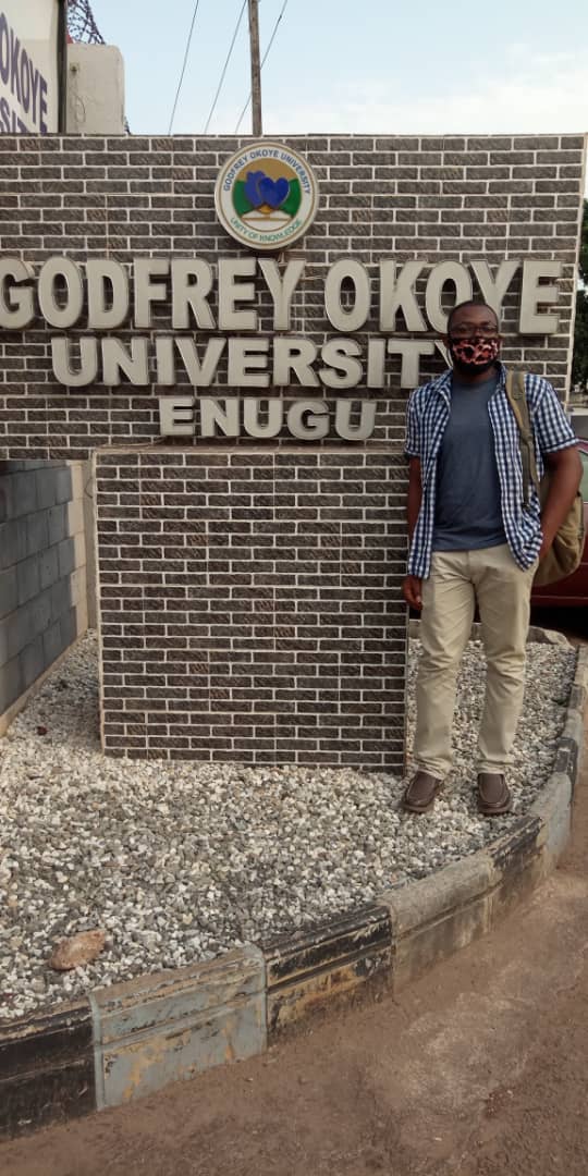 A GRADUATE OF GODFREY OKOYE UNIVERSITY, ENUGU RECEIVES FULL FIVE YEARS SCHOLARSHIP FOR A PHD PROGRAMME IN PLANT SCIENCES AT ARIZONA UNIVERSITY, UNITED STATES OF AMERICA