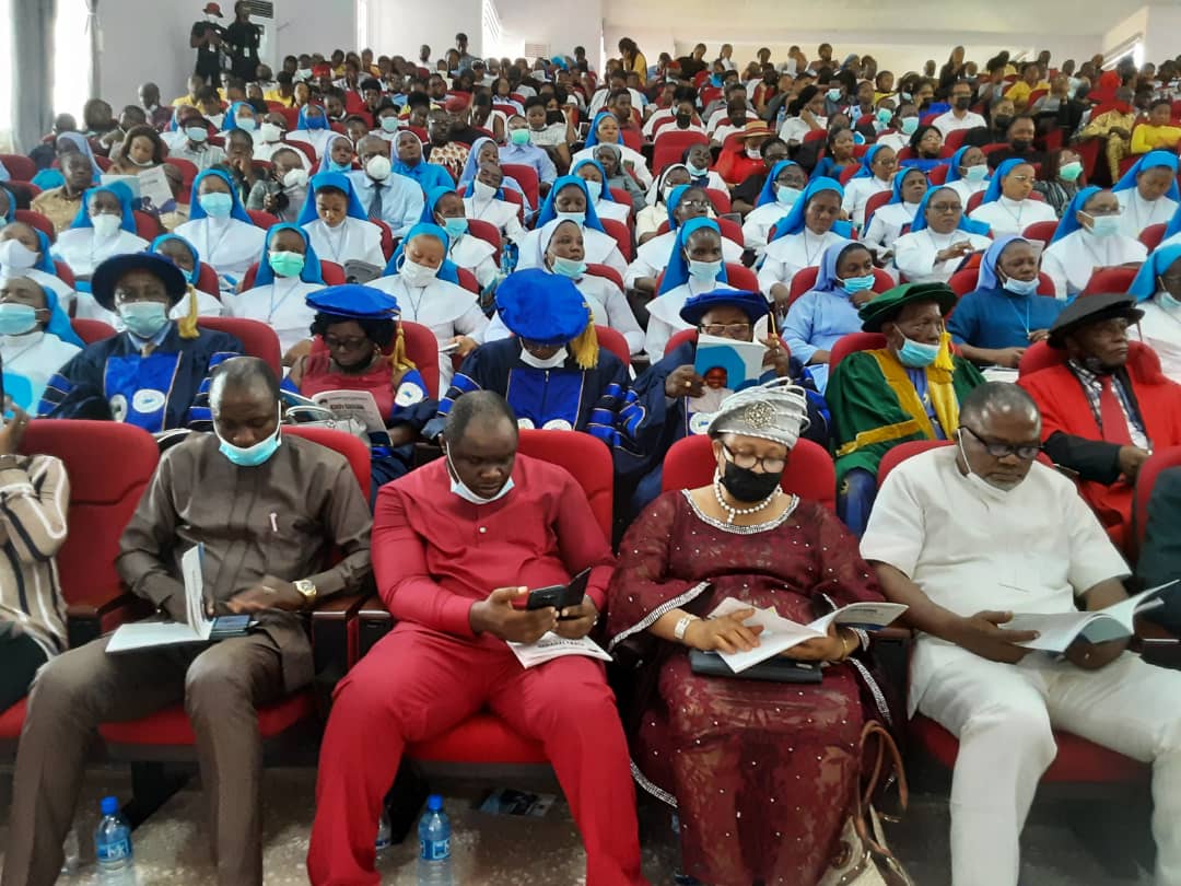 Highlights of the 8th and 9th convocations of Godfrey Okoye University, Enugu. 18