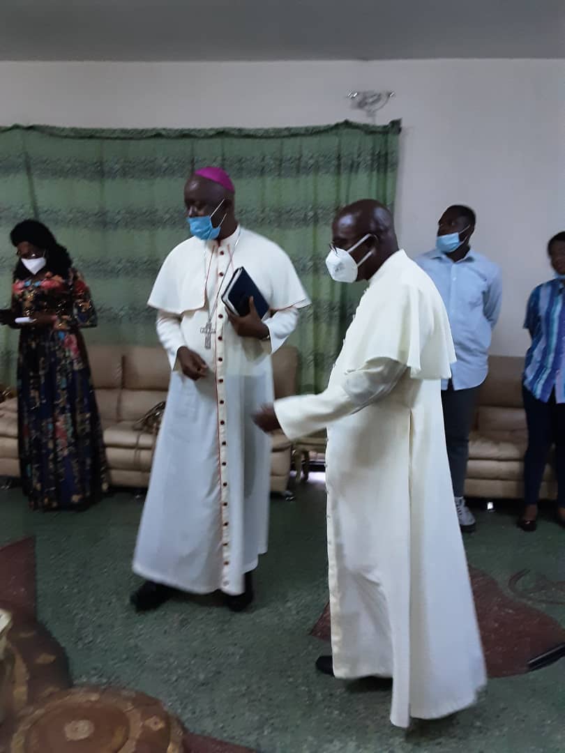 Management of Godfrey Okoye University, Enugu pay Christmas visits to Bishops Catholic Diocese of Enugu 2