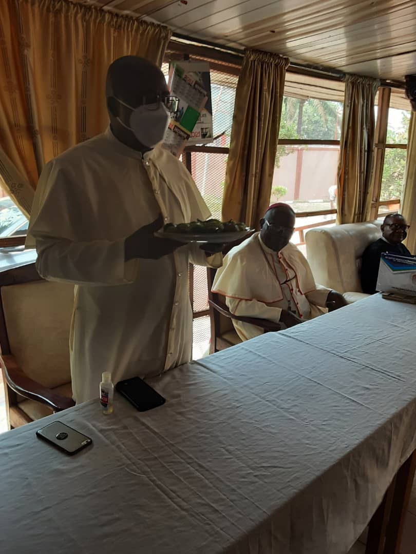 Management of Godfrey Okoye University, Enugu pay Christmas visits to Bishops Catholic Diocese of Enugu 12