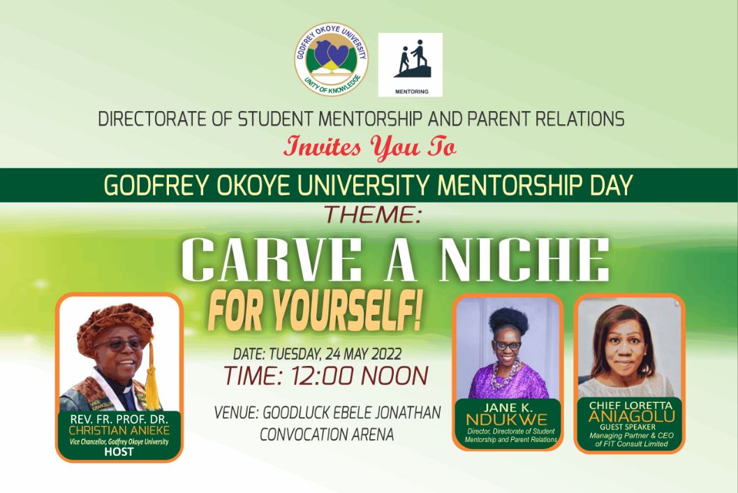 Godfrey Okoye University Mentorship Day.