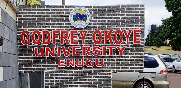 Godfrey Okoye University pegs 160 as admission cut-off mark