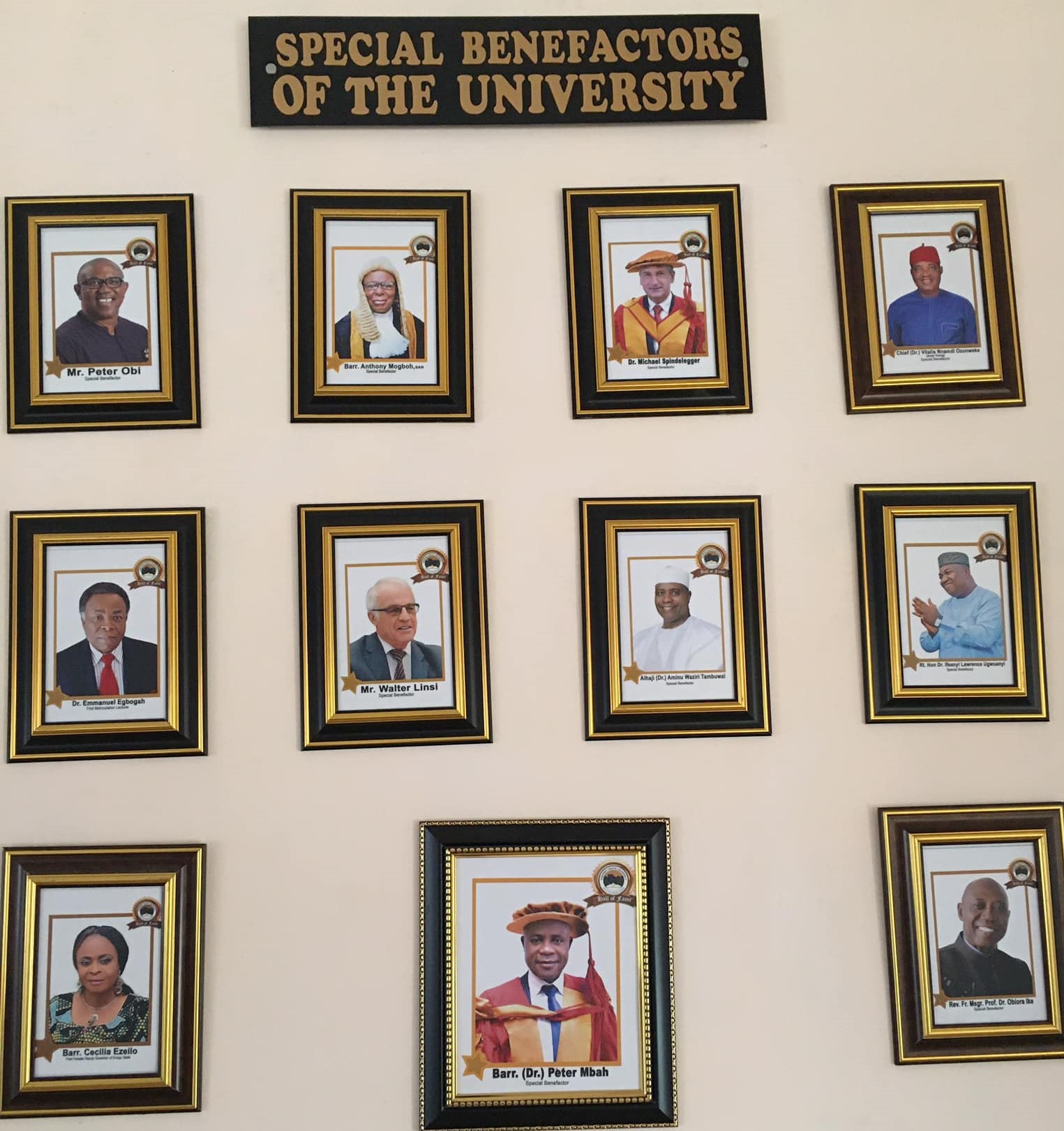 Peter Obi, Mbah, Ugwuanyi, others inducted into Godfrey Okoye University Hall of Fame