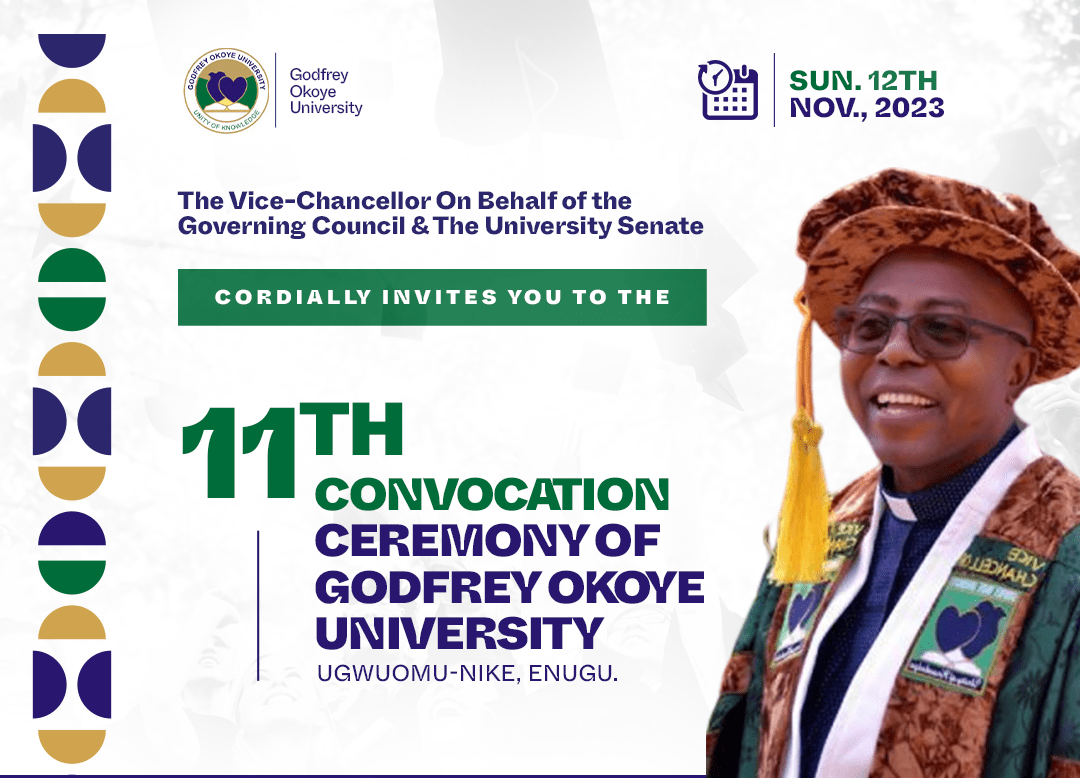11th Convocation Ceremony of Godfrey Okoye University