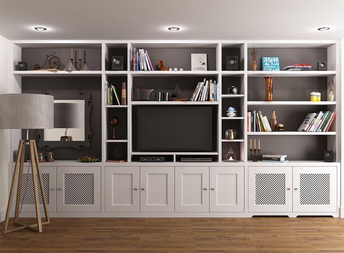 Featured Photo of Built In Bookshelves With Tv