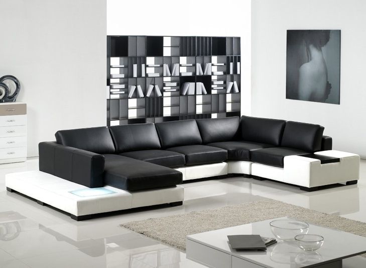 Featured Photo of Black And White Sofas