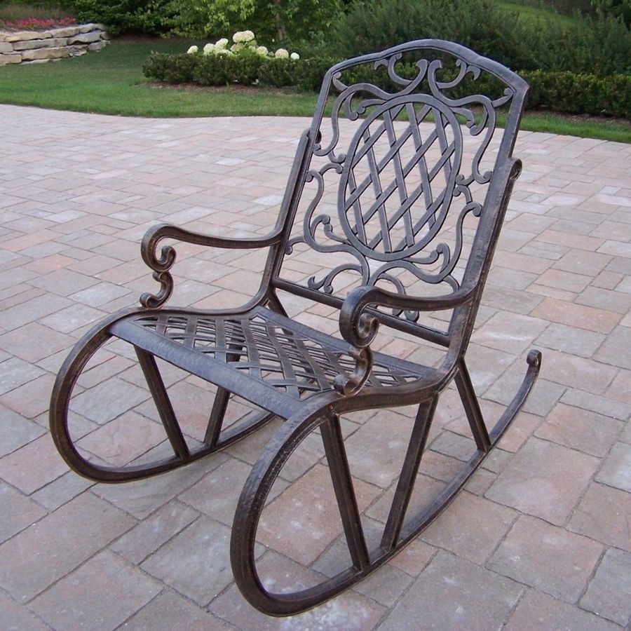 Featured Photo of Aluminum Patio Rocking Chairs