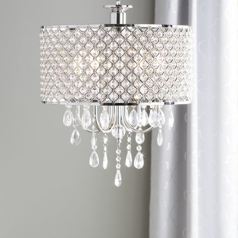 Featured Photo of Aurore 4 Light Crystal Chandeliers