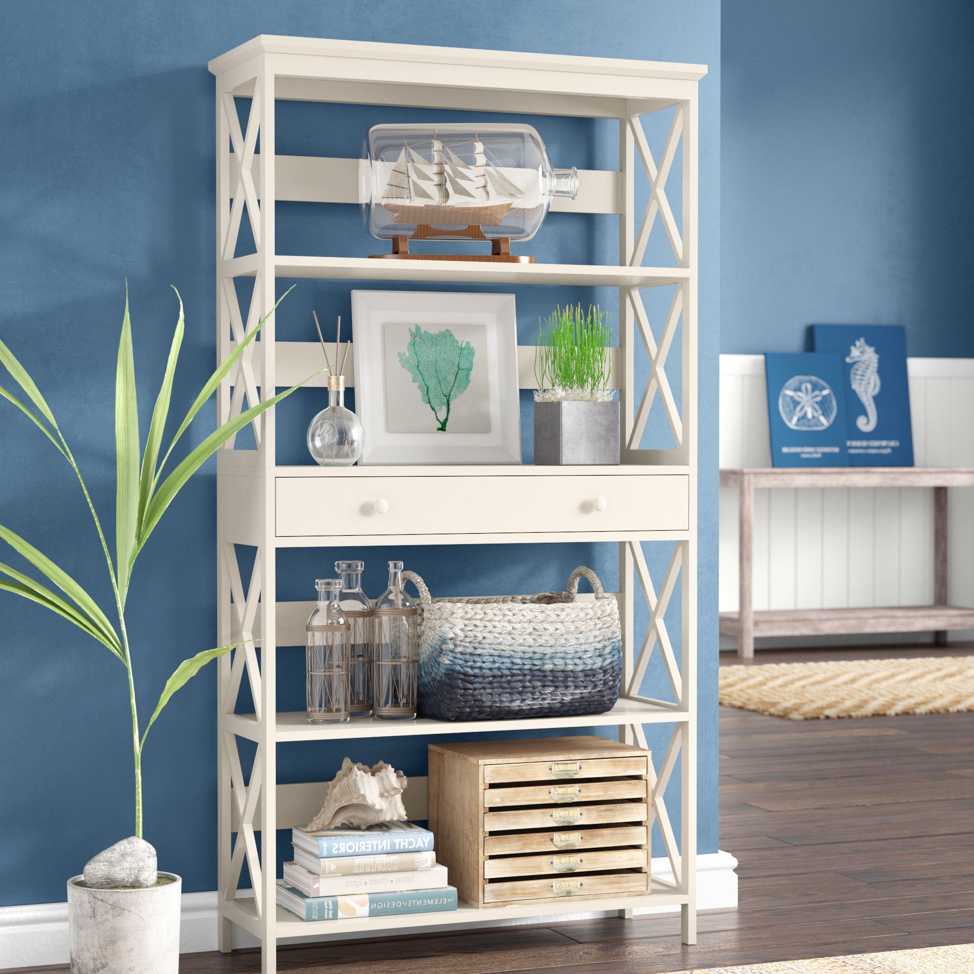 Featured Photo of Gracelynn 5 Tier Etagere Bookcases