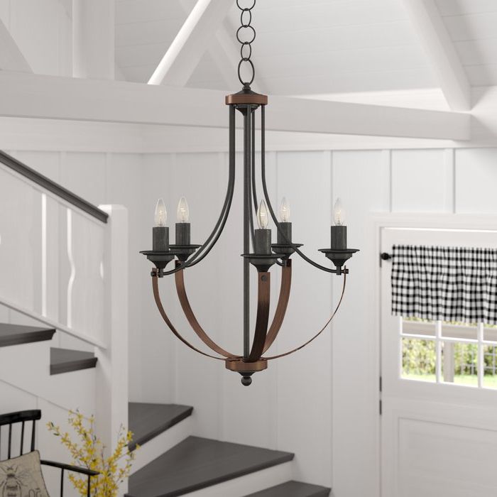 Featured Photo of Kenna 5 Light Empire Chandeliers