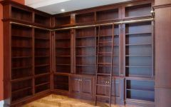 Bookcases with Ladder