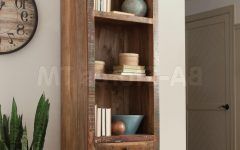 Distressed Wood Bookcases