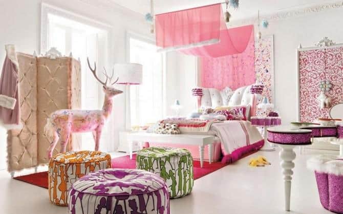 Ιδέες και σχέδια για παιδικά δωμάτια - υπνοδωμάτια κοριτσιών (στυλ, χρώμα, μοτίβα, διακόσμηση) | Girls Room Designs ● Νο 84