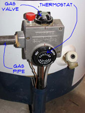 Gas Water Heater Thermostat Gas Water Heaters Water Heaters
