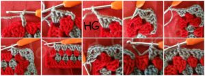 how to crochet granny rectangle (Round 3)