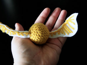 Free Crochet Patterns Harry Potter Golden Snitch