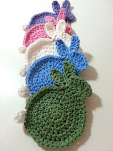 Free Crochet Patterns for Bunny Easter Crochet Coasters