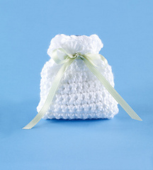 Free Crochet Patterns for Wedding Favor Bags & Wedding Favor Sachets