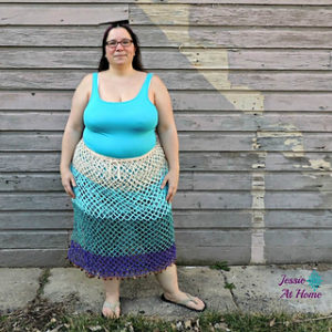 Free Crochet Patterns for Beach Cover Up Skirt (Long Beach Skirts)