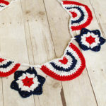Free Crochet Patterns for making 4th of July Banner & Bunting