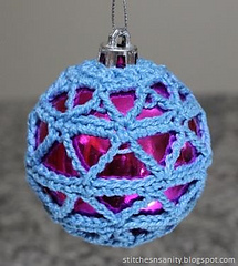 Designer Christmas Baubles Free Crochet Patterns