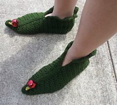 Free Crochet Patterns for Christmas Slippers