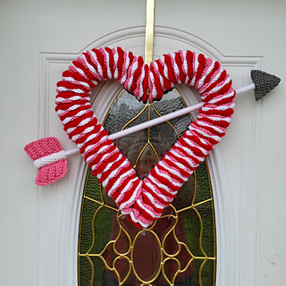 Free Crochet Patterns for Valentine's Day Wreath
