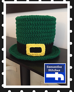 Free Crochet Patterns: Leprechaun Top Hat for St. Patrick's Day