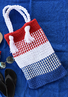 Patriotic Bag Free Crochet Patterns