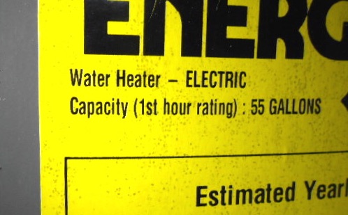 What Is The First Hour Rating Fhr Of A Water Heater