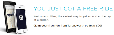 Uber India Coupon/Promo Code for 3 Free Rs.75 Rides for ...