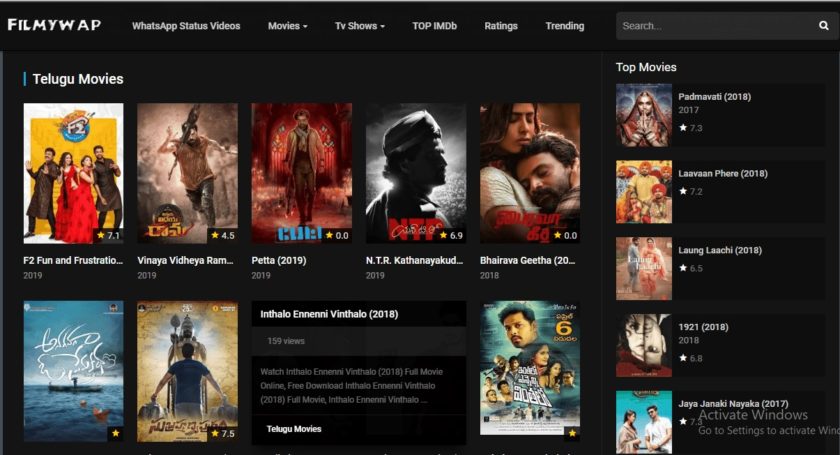 new latest movie download filmywap