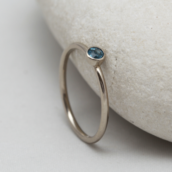 sapphire stacking ring