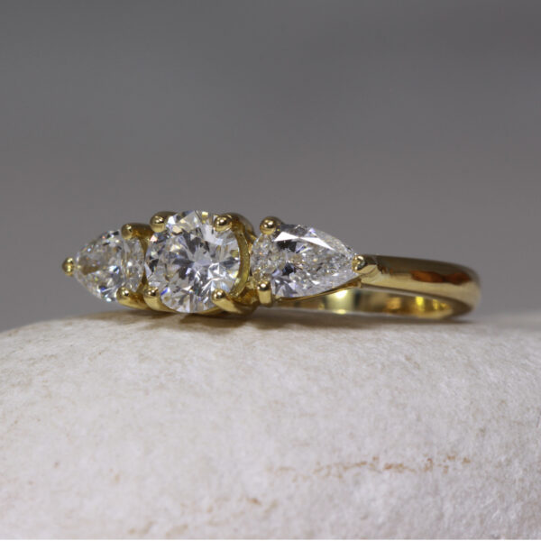 Eco Friendly 18ct Gold Diamond Engagement Ring