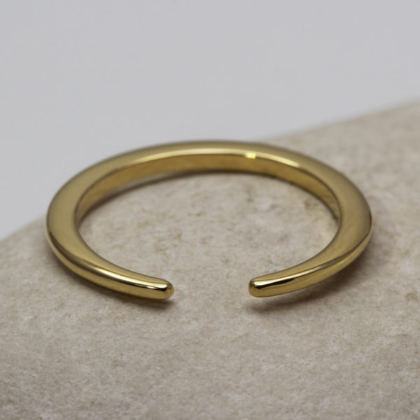 Handmade 18ct Gold Open Wedding Ring