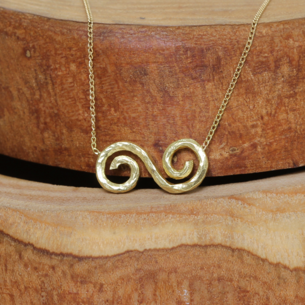 Unique Celtic Spiral Necklace