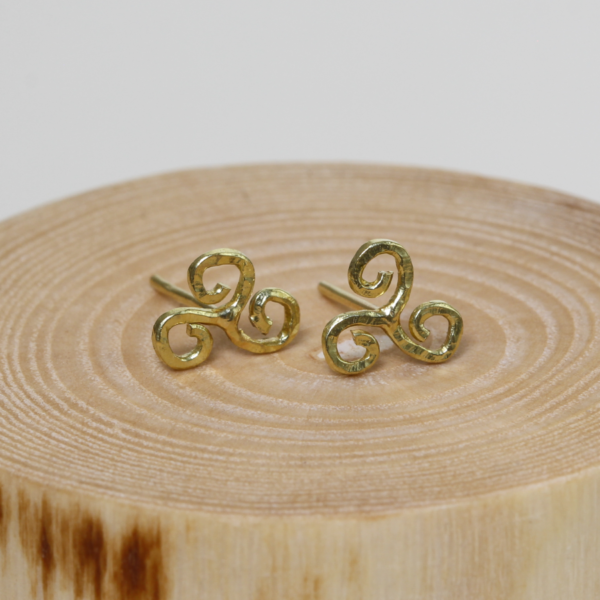 Eco Triskeles – Celtic Love Knot Earrings