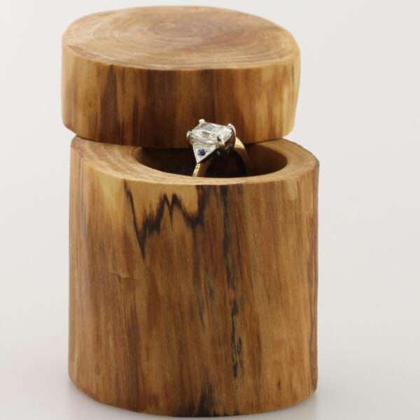 Eco Mixed Metal Radiant Cut Engagement Ring