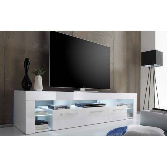 Featured Photo of Large White Tv Stands